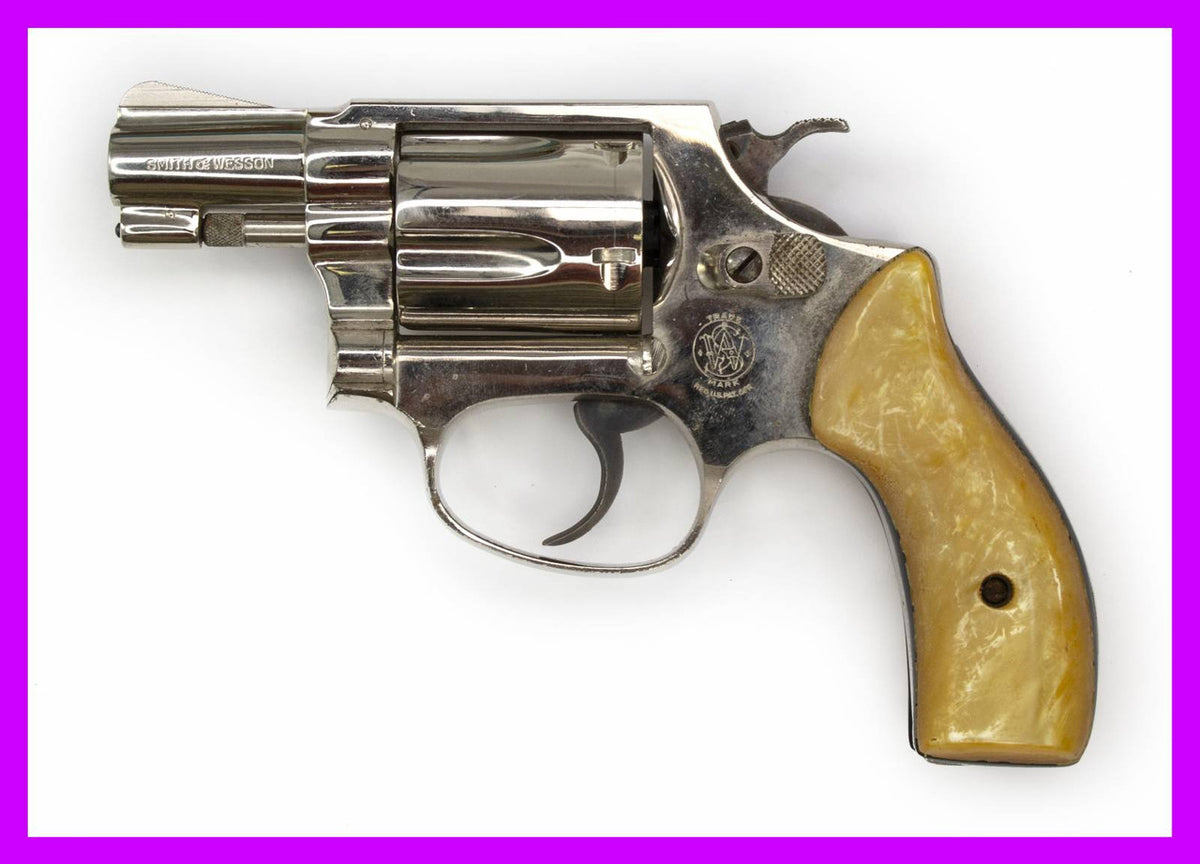 S&W 36 Revolver, .38 Special, 2 Barrel, Nickel VG