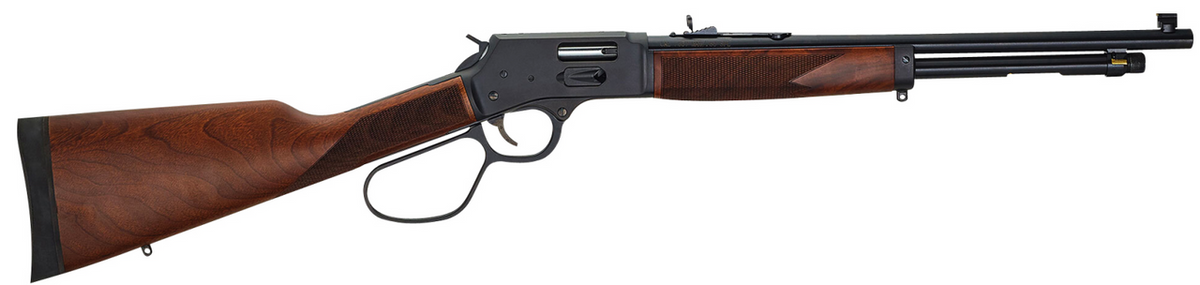 Henry H012GCR Big Boy Carbine Side Gate 45 Colt (LC) 7+1 16.50 American Walnut Blued Right Hand with Large Loop