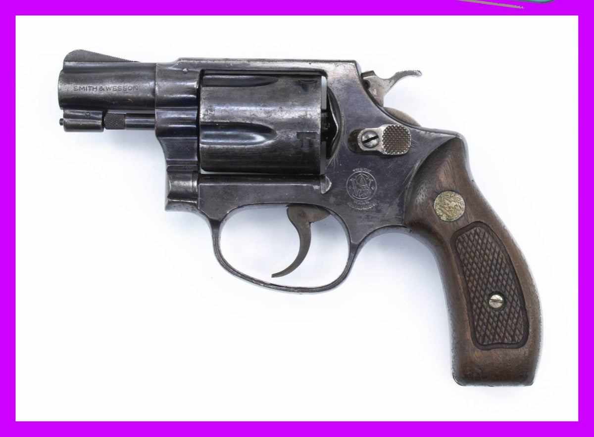 S&W 36 Revolver, .38 Special, 2 Barrel, Fixed Sight, Blued