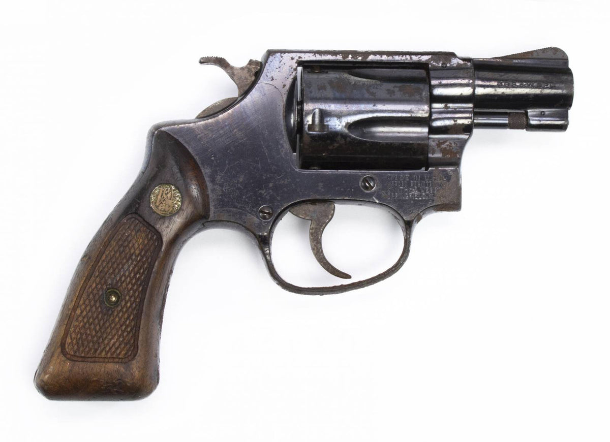 S&W 36 .8 SPECIAL 2" BARREL BLUED FIXED SIGHT SQUARE BUTT