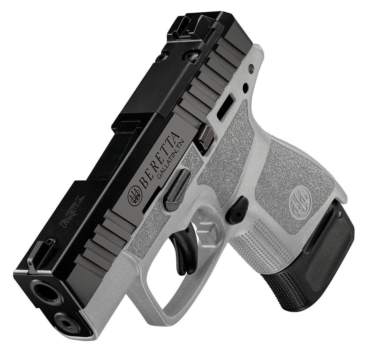 Beretta USA JAXN926A1 APX A1 9mm Luger 3.30 6+1,8+1 Wolf Gray Frame Black Front Serrated Slide with Optics Cut