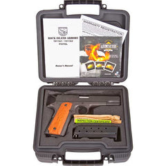 Rock Island 51615 GI Standard FS 9mm Luger 5 10+1 Black Parkerized Wood Grip Fixed Sights