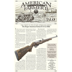 Ruger American Farmer II Tribute Limited Edition Rifle 10/22