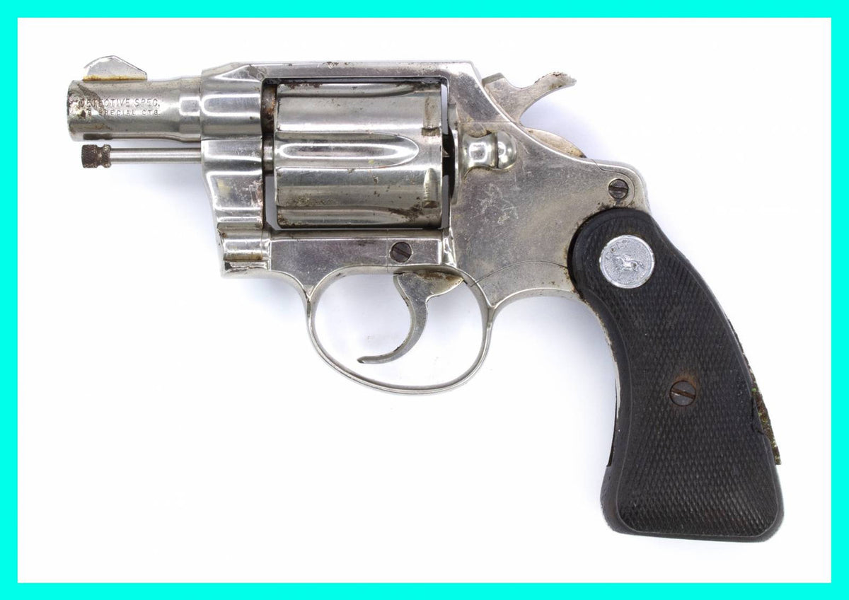 Colt Detective Special Revolver, .38 Special, 2 Barrel, Nickel9948