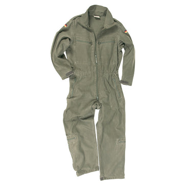 German OD Flight Mechanic Coverall - Unlined (Used) - Medium