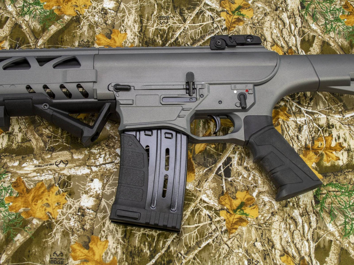 Monastor 102 Tactical Grey 12ga Semi Auto Shotgun