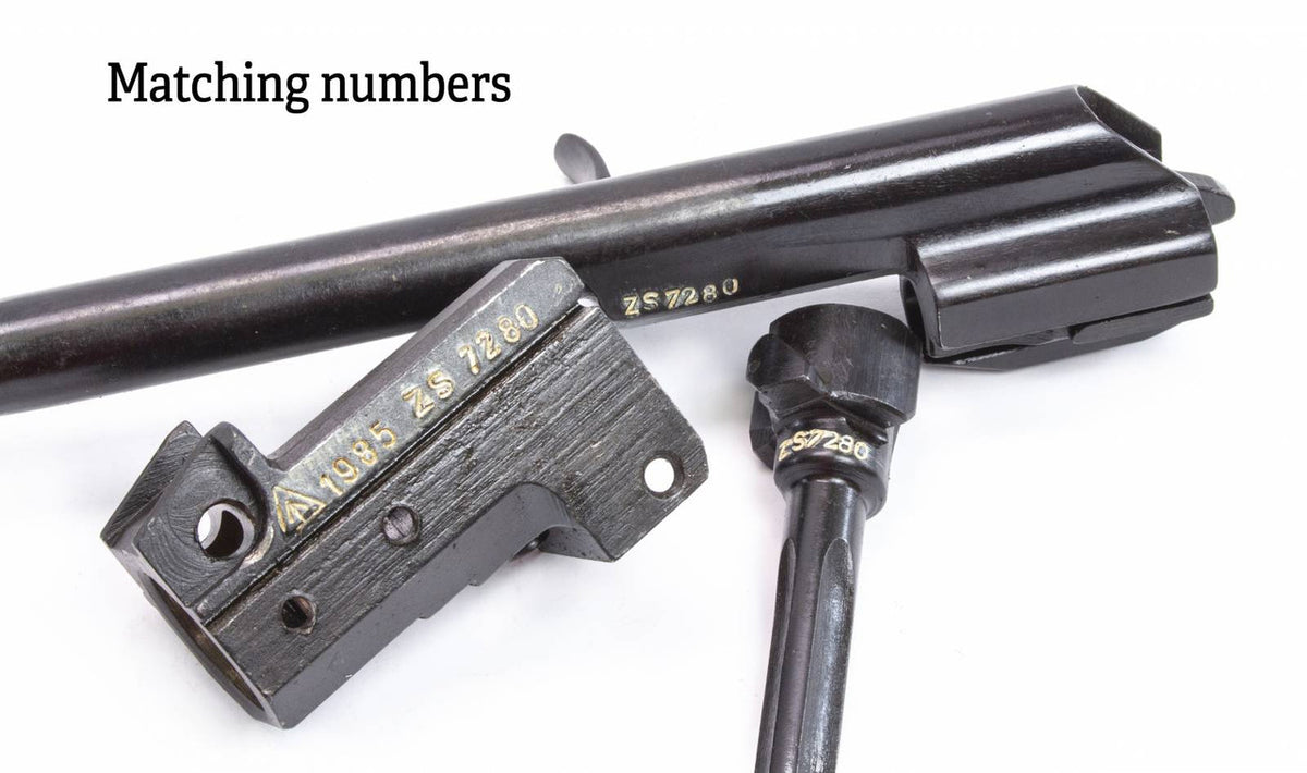 Romanian 1985 Model 65 AKM-47 7.62x39 Underfolder Parts Kit - Numbers Matching - Good Bluing - Year 1985