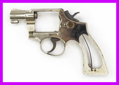 S&W 10-5 Revolver, .38 Special, 2 Barrel, Nickel¬¨‚Ä†