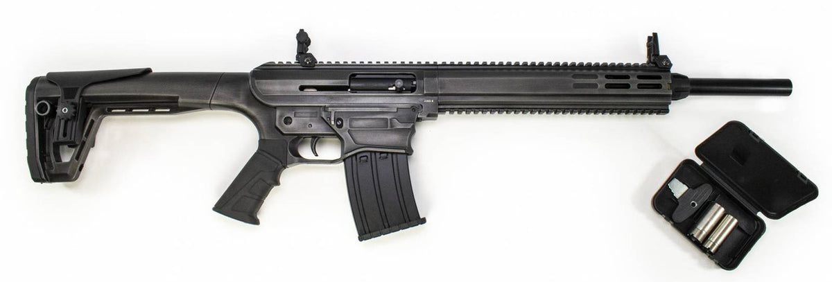 Armelegant 12ga Semi Automatic AR Style Shotgun - Battle-Worn Tungsten