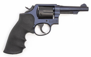 S&W 10-5 .38 SPL 4" TPR BBL SQUARE BUTT BLUE WITH BOBBED HAMMER,REFINISHED