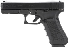 Glock PG3750201 G37 Gen4 45 GAP 4.49 10+1 Black Steel Slide Black Interchangeable Backstrap Grip Fixed Sights
