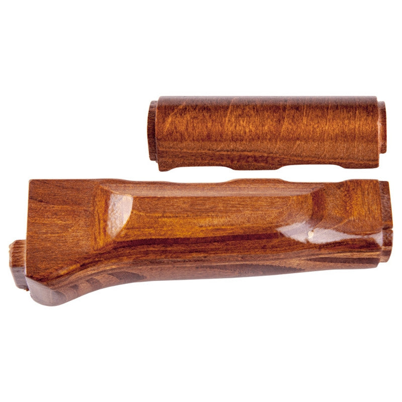 AKM AK-47/74 Laminated Stock Set - 4 Piece Set Includes Buttstock, Upper and Lower Handguard, and Pistol Grip