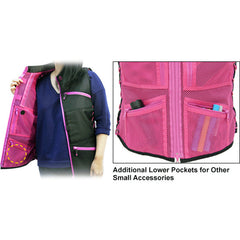 UTG True Huntress Female Black and Pink Sporting Vest