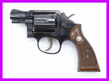 S&W 12-3 AIRWEIGHT 38 SPECIAL 2 BARREL BLUED SQUARE BUTT3354