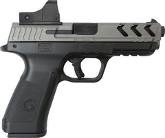 Girsan 390135 MC28 SA 9mm Luger 4.25 15+1 Black Polymer Frame Matte Gray Steel Slide Black Polymer Grip with Red Dot Sight