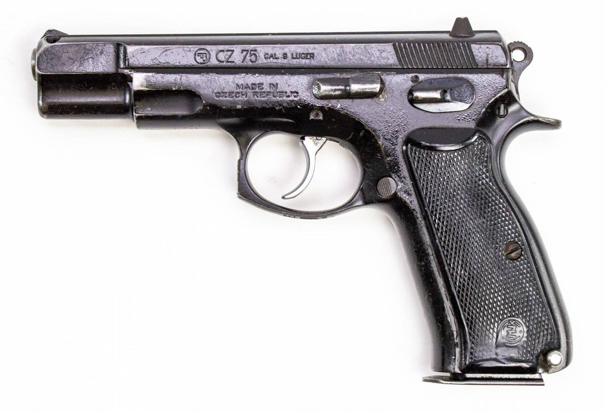 Ceska CZ75 9mm Caliber Black Pistol - Used Condition1350