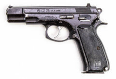 Ceska CZ75 9mm Caliber Black Pistol - Used Condition1350