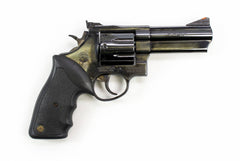 TAURUS 608 357 MAG 4 BARREL BLUED STEEL REVOLVER-USED