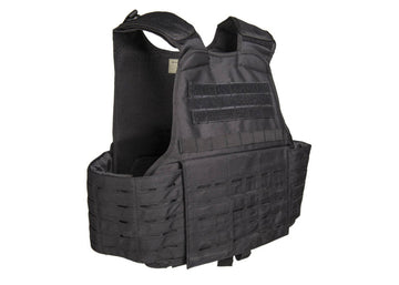 MIL-TEC® Black Laser-Cut Plate Carrier Vest