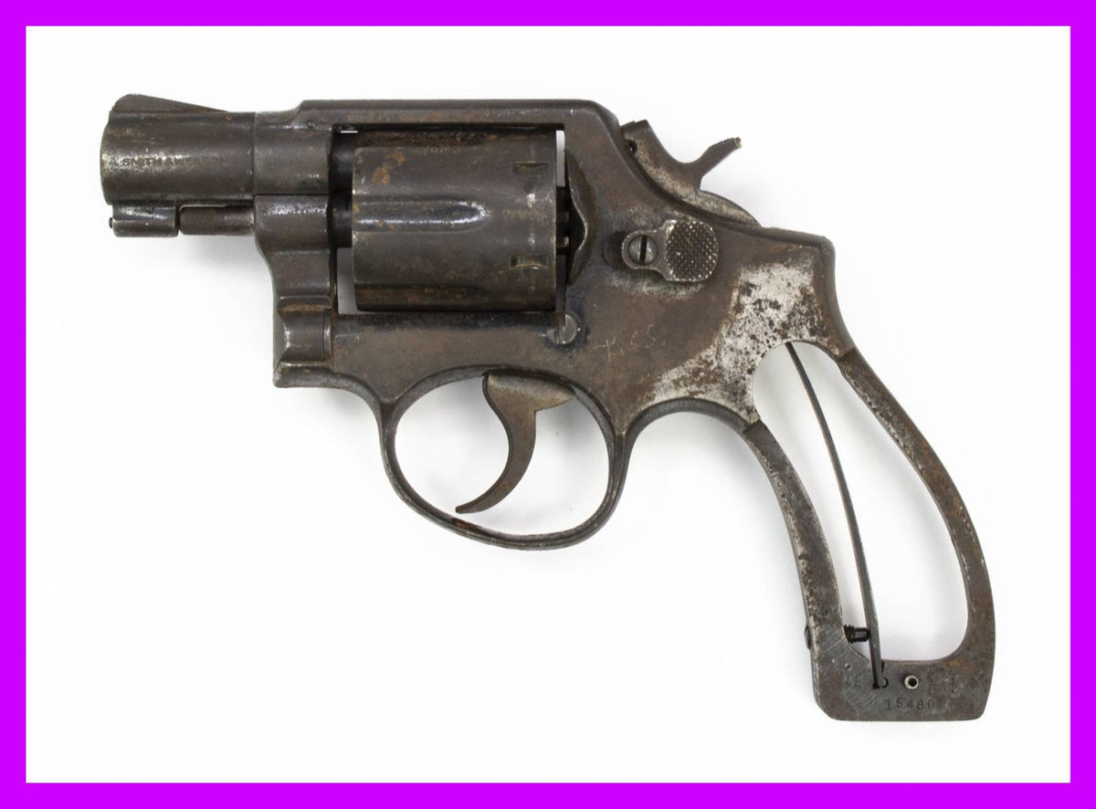 S&W 10-5 38 SPECIAL 2 BARREL FIXED SIGHTS ROUND BUTT BLUED