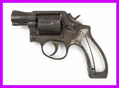 S&W 10-5 38 SPECIAL 2 BARREL FIXED SIGHTS ROUND BUTT BLUED