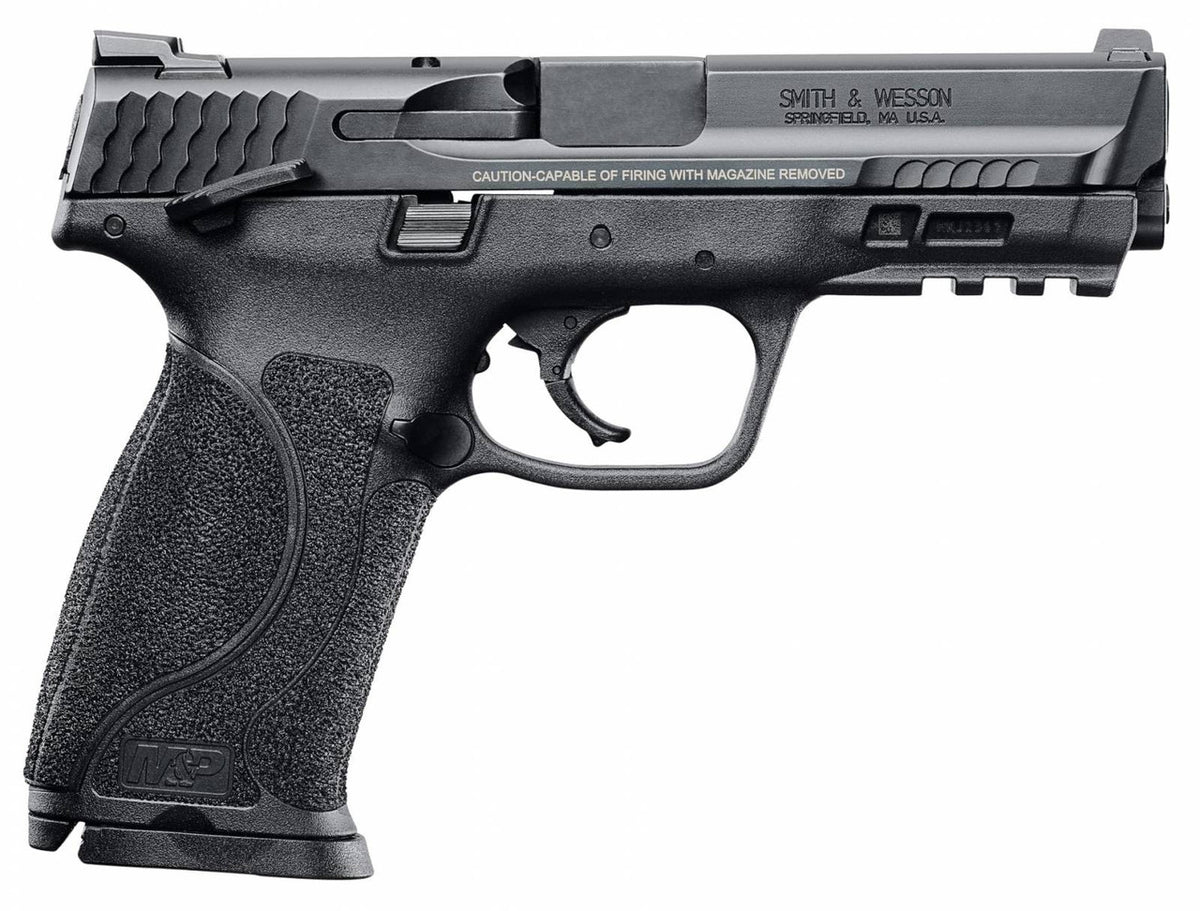Smith & Wesson 11524 M&P M2.0 9mm Luger 4.25 17+1 Black Stainless Steel Black Interchangeable Backstrap Grip