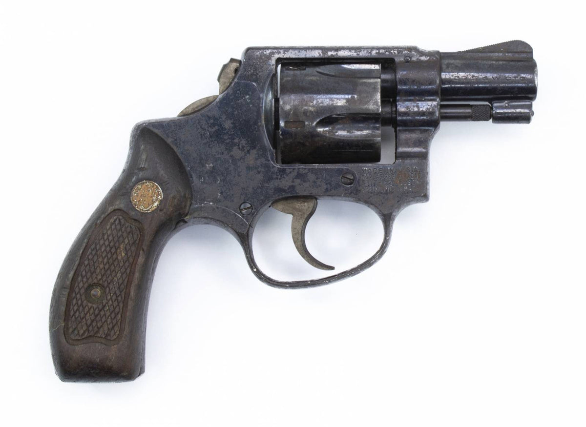 S&W 36, .38 SPECIAL 2 BARREL FIXED SIGHTS ROUND BUTT BLUED6888