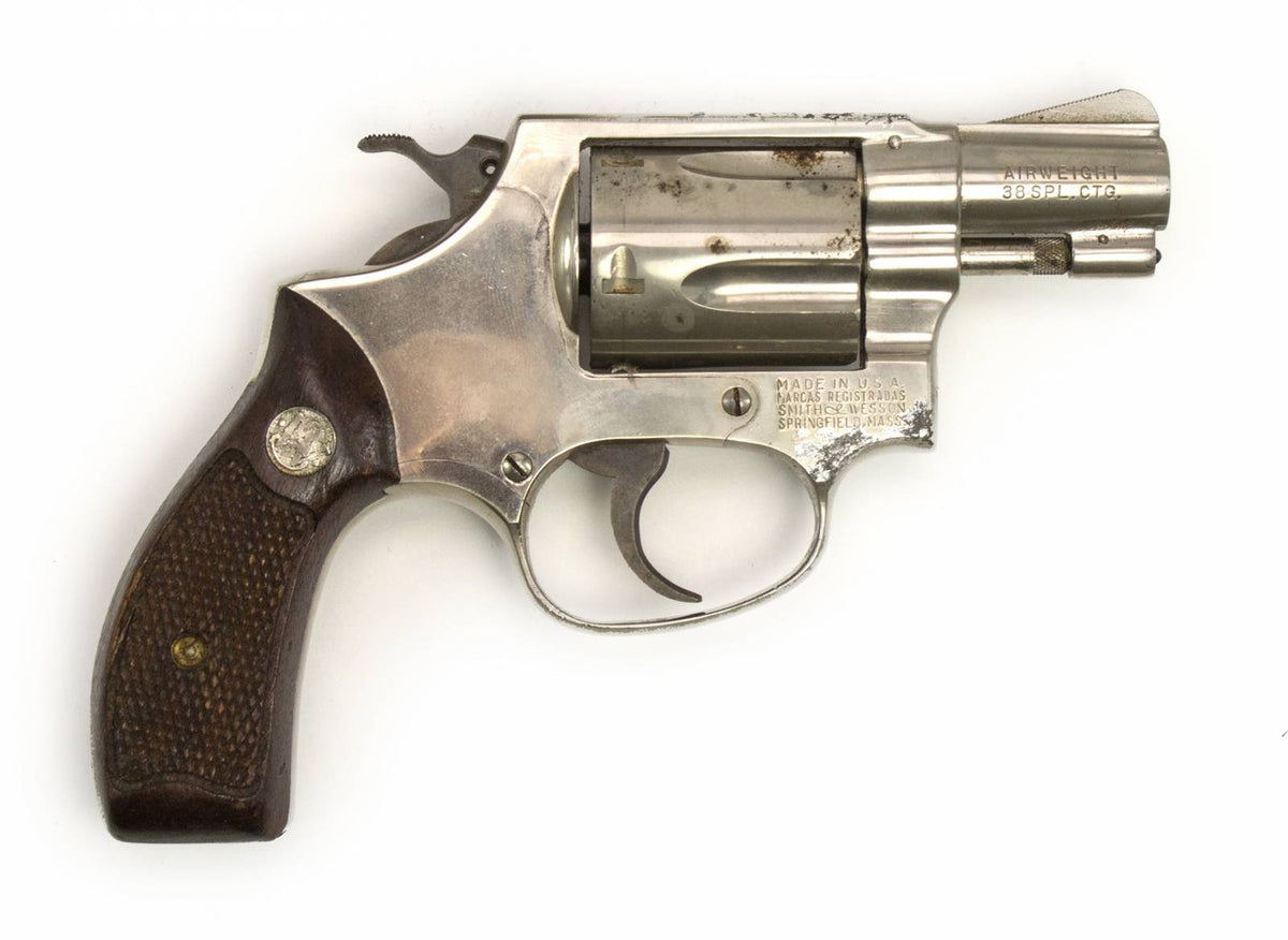 Smith & Wesson 37 .38 Special Revolver, 2.5" Barrel, Nickel