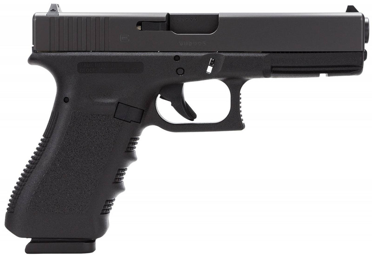 Glock PI3150201 G31 Gen3 357 Sig 4.49 10+1 Black Steel Slide Black Polymer Grip Fixed Sights