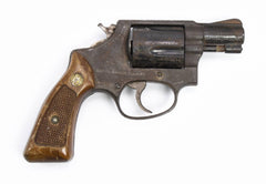 S&W 36 .38 SPL 2" BARREL, FIXED SIGHT, BLUED, SQUARE BUTT