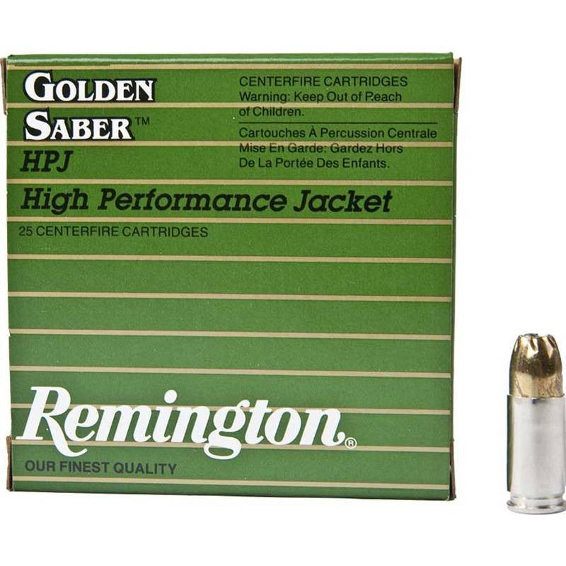9MM 124G BJHP PREM GOLDEN SABER