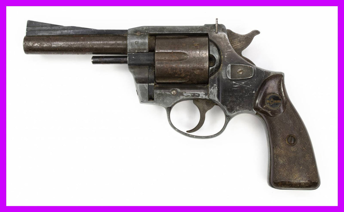 Rohm 38S Revolver, .38 Special, 4 Barrel, Blued