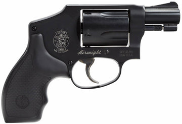 Smith & Wesson 150544 Model 442 38 S&W Spl +P 5rd 1.88 Black Stainless Steel Barrel, Black Caron Steel Cylinder, Black Aluminum Frame with Black Polymer Grip & No Internal Lock