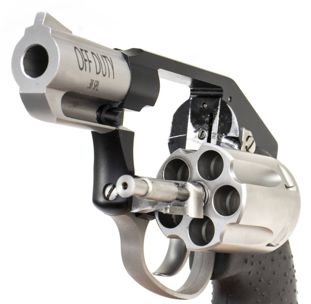 Charter Arms Off Duty  38 Special 5 Round 2 Matte Stainless Black Aluminum Black Rubber Grip