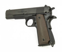 Tisas Blem SDS Imports 9mm Luger 5 9+1 1911 A1 US Army Dark Grey Steel Slide Brown Checkered Polymer Grip
