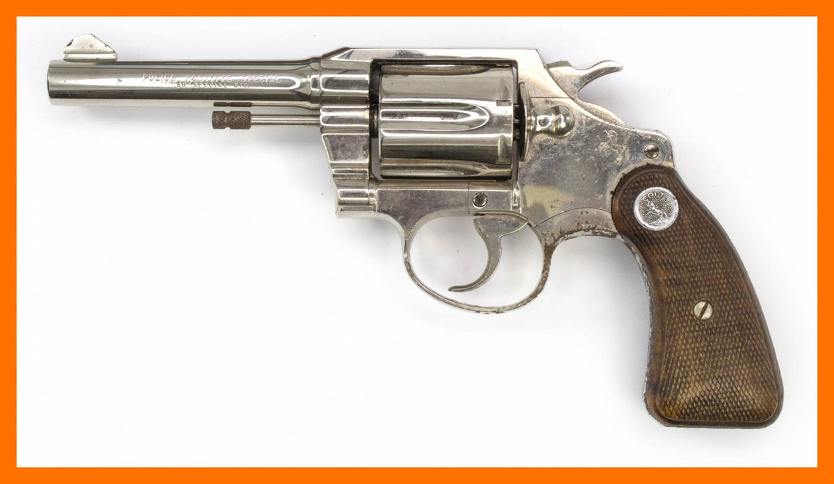 Colt Police Positive, C&R, Revolver, .38 Special, 4 Barrel, Nickel