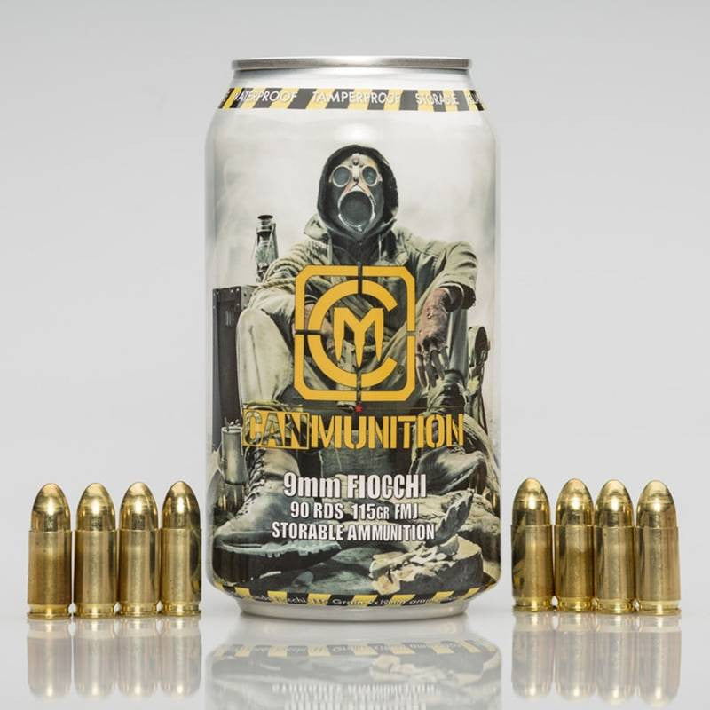 CanMunition‚Äö√ë¬¢ 9mm 115gr FMJ - 90rd Can