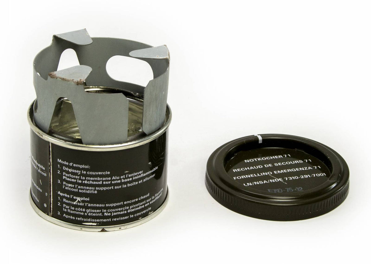 Swiss Military Surplus Stove 3 Diameter - Empty - 7 Pack