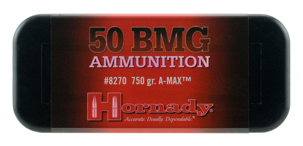 Hornady 50 BMG 750gr Match  A-Max 10rds