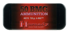 Hornady 50 BMG 750gr Match  A-Max 10rds