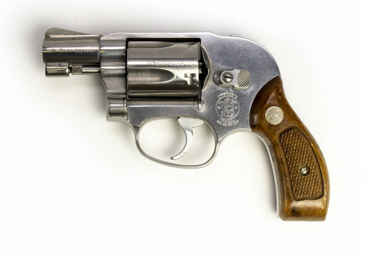 S&W REVOLVER 649 38 SPL 2 BARREL FIXED SIGHTS ROUND BUTT - STAINLESS