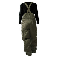 Austrian OD Winter Pants with Suspenders - Large - Like New