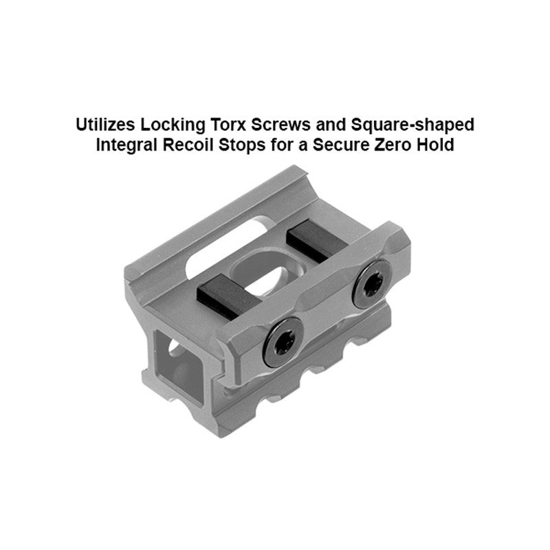 UTG 3 Slot 0.75h Super Slim Picatinny Riser Mount