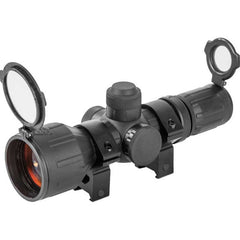 NCStar SEECR3942R Compact Tactical3-9x 42mm Obj 37.7-12.5 ft @ 100 yds FOV 30mm Tube Black Finish Illuminated P4 Sniper