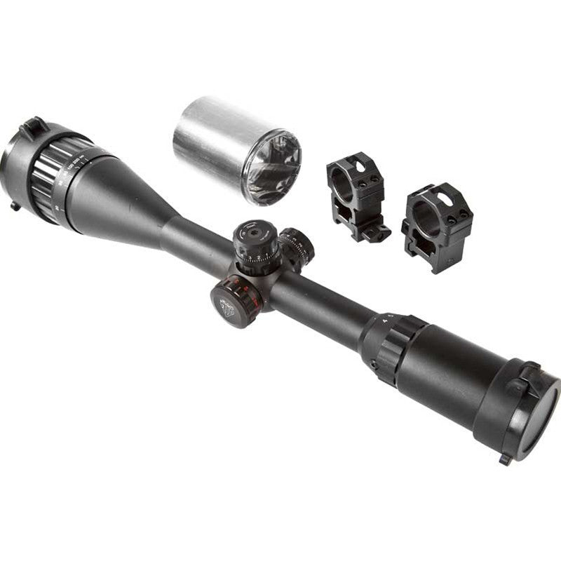 4-16x50 Scope with Adjustable Parallax R/G Illumination Mil Dot Reticle