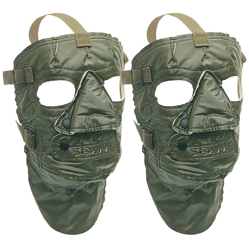 2-Pack U.S. GI OD Green Cold Weather Face Mask - New