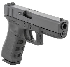 Glock PI1750203 G17 Gen 3 9mm Luger 4.49 17+1 Black Steel Slide Black Polymer Grip Fixed Sights