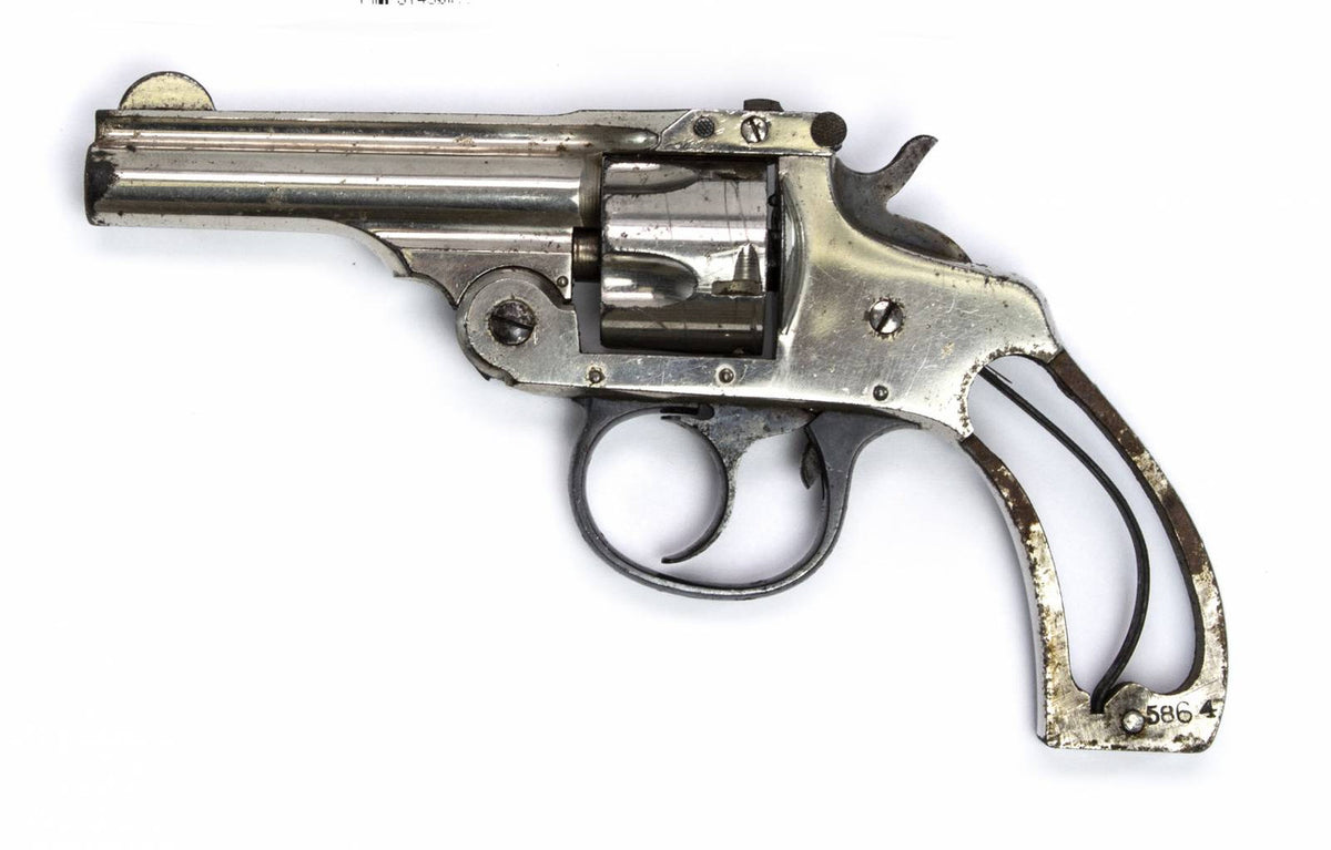 H&R TOP BREAK AUTOMATIC 38S&W 3.25BARREL NICKEL