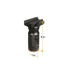 UTG MS QD LOW PRO CMBT METAL FORGRIP