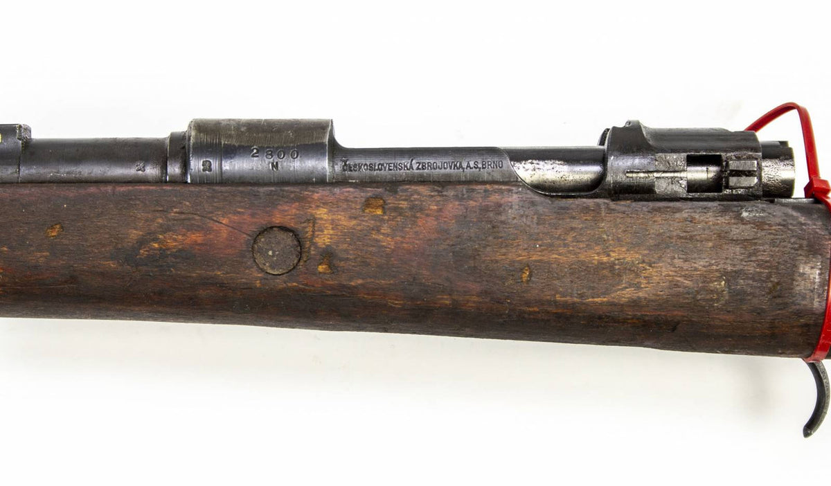 Bruno K98 8mm Bolt w/ Winter Markings Ground Off w/ Bolt Stop Barreled Receiver